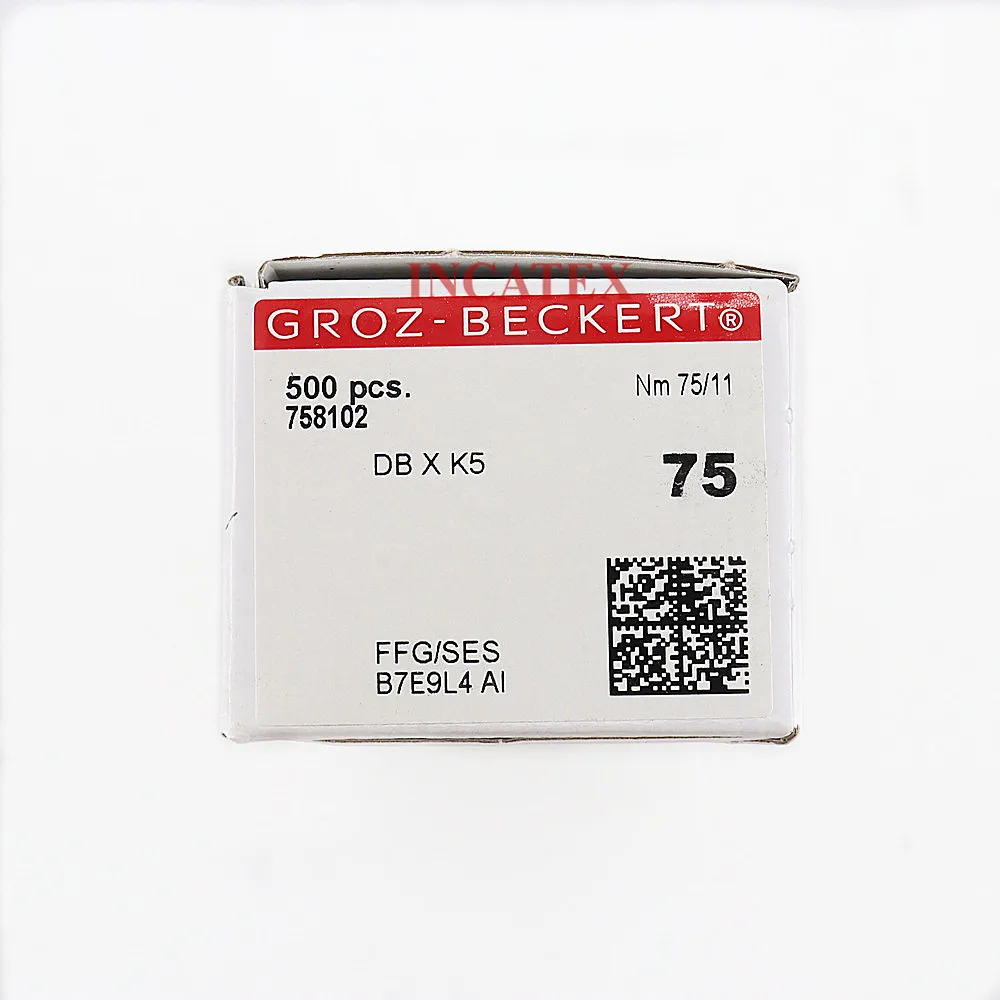 500 Pcs Genuine Groz Beckert Embroidery Needle FFG/SES DBXK5 Nm 70/10 75/11 80/12 For Tajima Barudan SWF Embroidery Machine