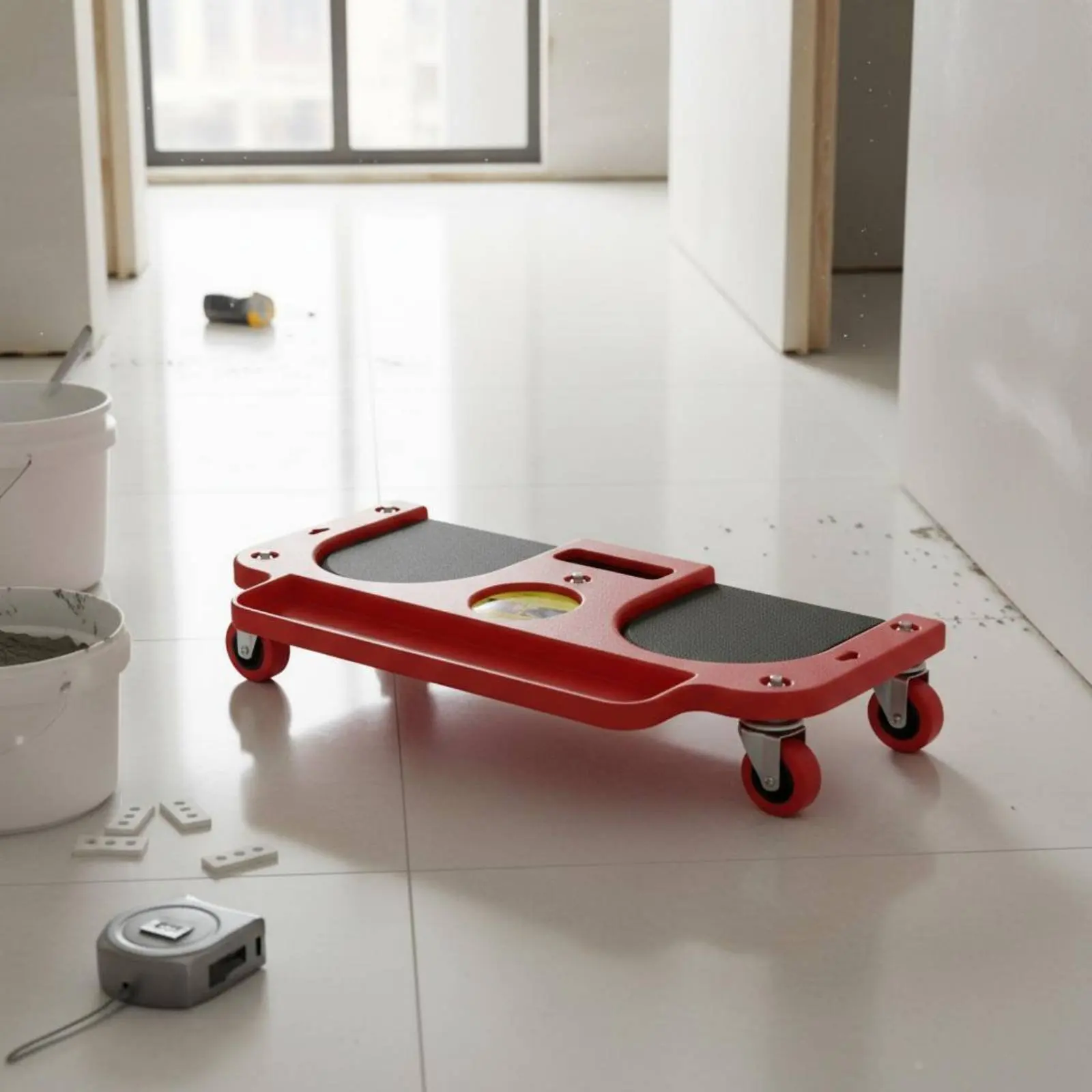

Wheeled Kneeling Pad Non-Marring Wheels Mechanic's Kneeling Creeper Work Accessory Multi-Functional Workshop Equipment