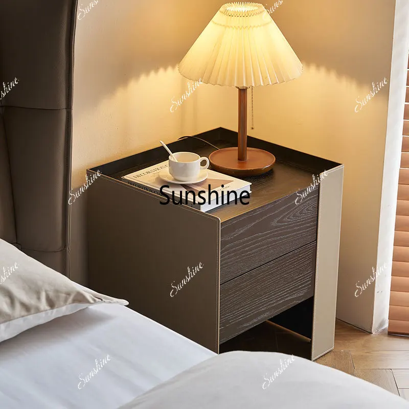 

Glamour Unique Bedside Table Premium Aesthetic Design Simple Nights Table Elegant Luxury Mesita De Noche Bedroom Furniture