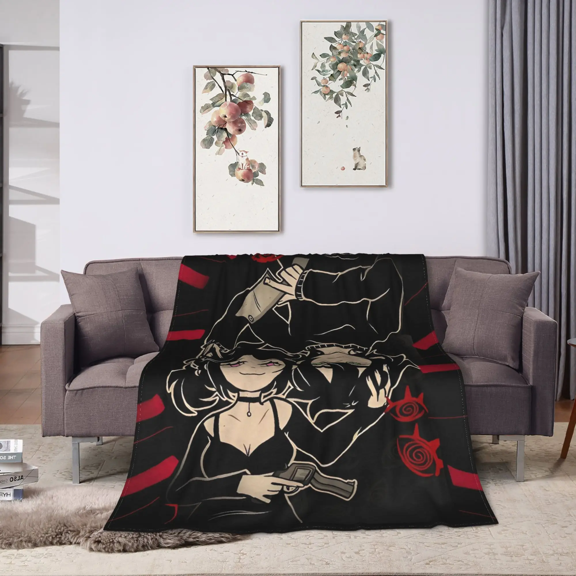 The Coffin of Andy and Leyley Flannel Blanket Winter Super Soft Throw Blanket Students Home Decor Bedspread Sofa Bed Cover