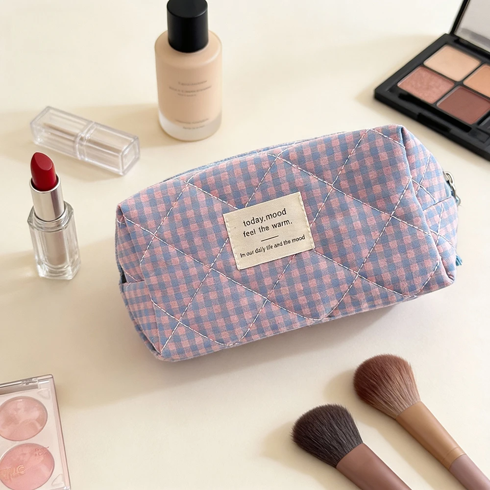 Airfriend Make-up-Tasche, rosa Kosmetiktasche für Mädchen, weiches Make-up, niedliche Kosmetiktasche, Kulturbeutel, Organizer, Reise-Kosmetiktasche für Damen – Detail 6