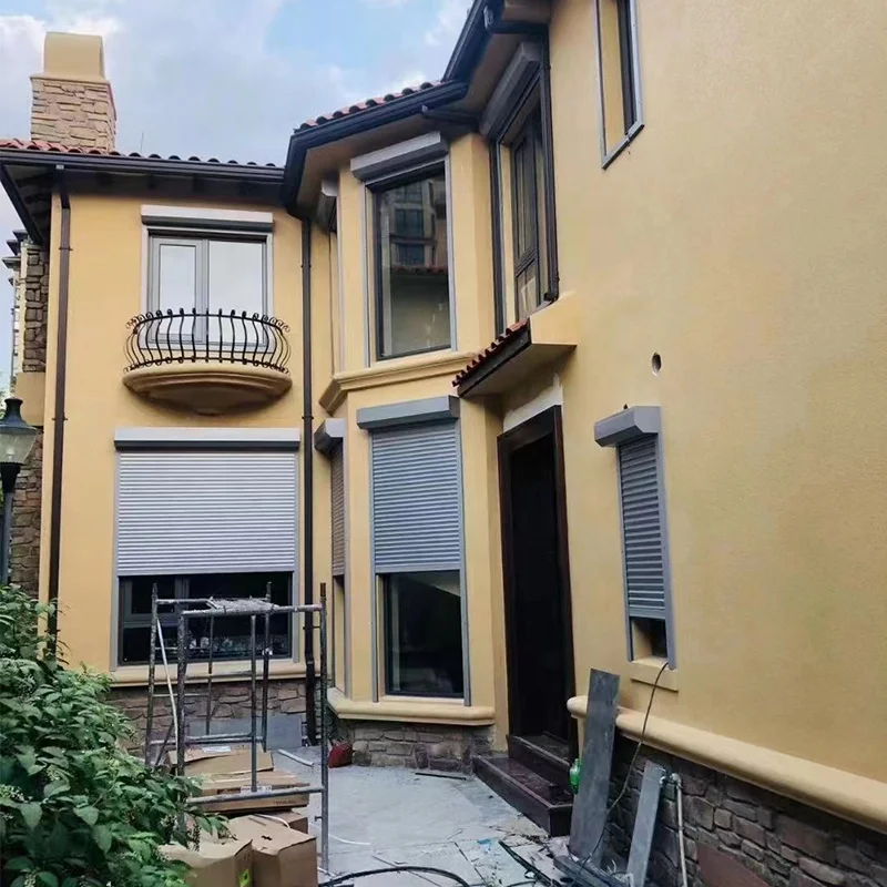 2025年工場製高品質電動ローラーカーテン窓（内蔵シャッター付き）