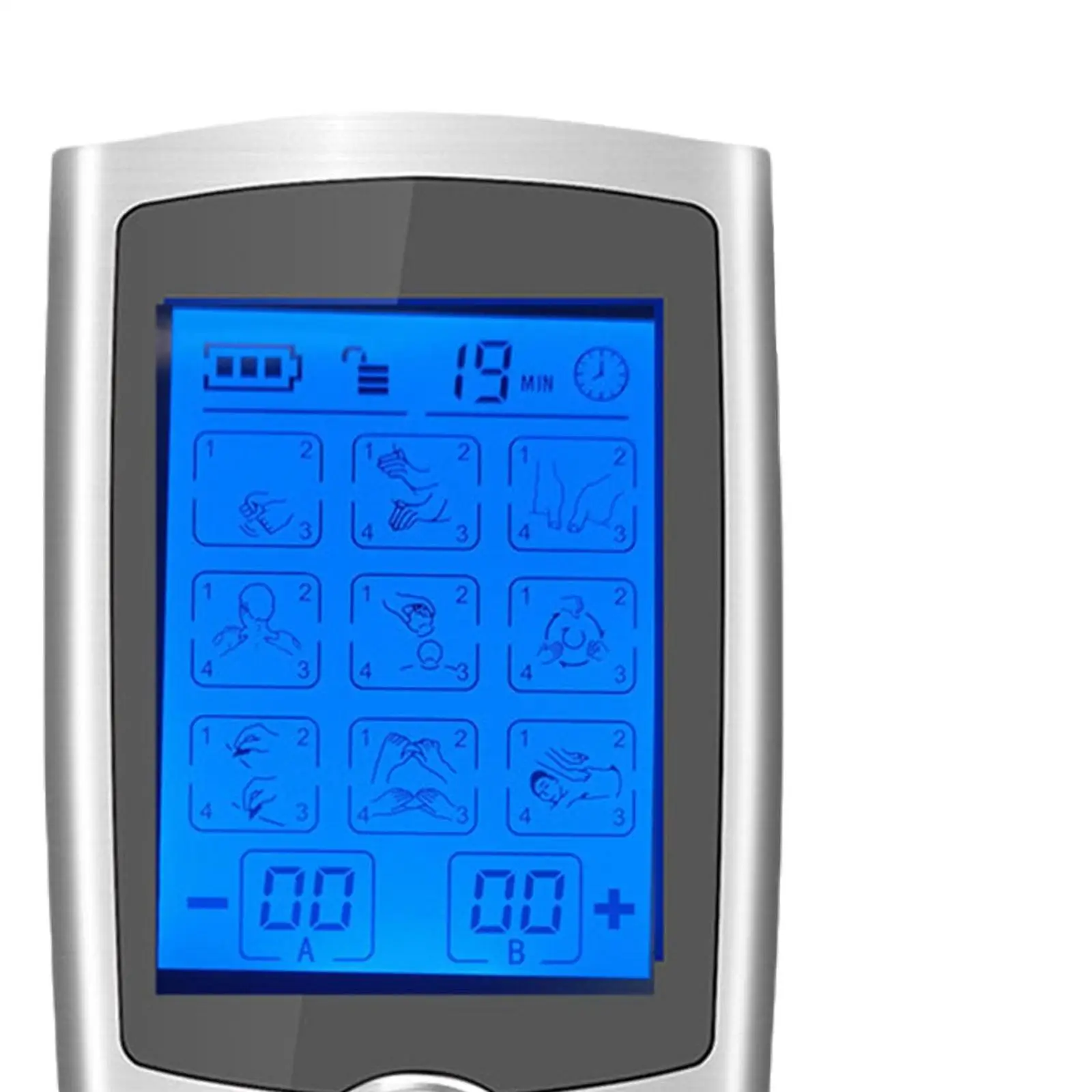 آلة تدليك الكتف مدلك إلكتروني مع الملحقات آلة تدليك الدفع نقطة الوخز مدلك ميريديان