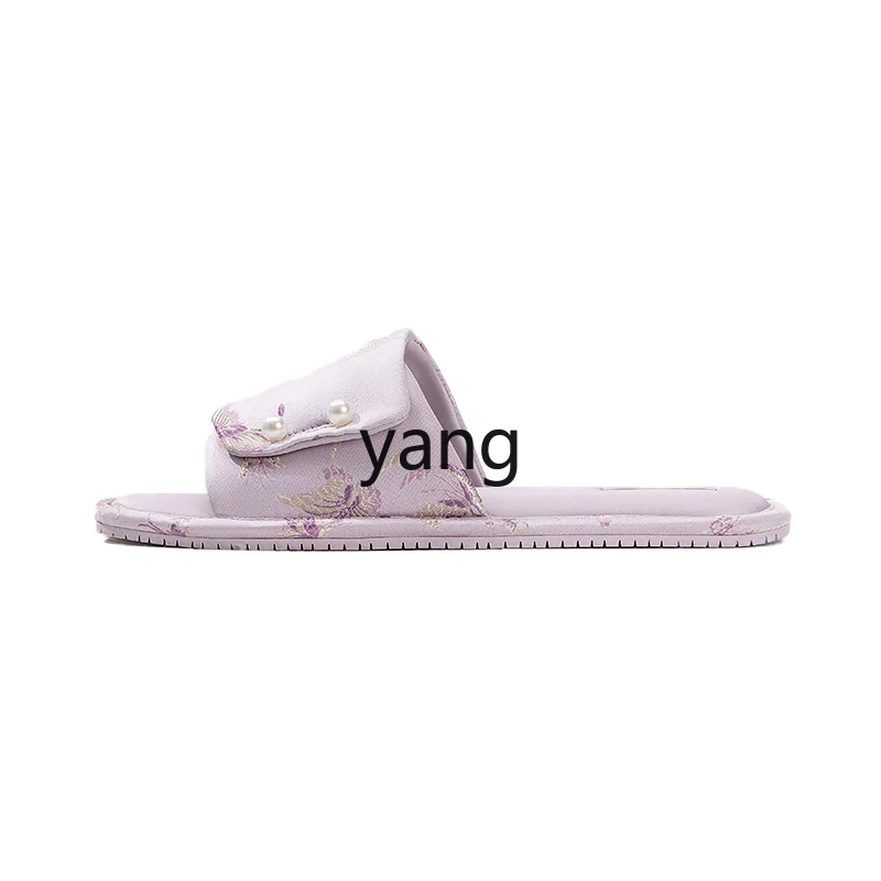 

LMM indoor home spring and summer new non-slip soft bottom fashion new Chinese slippers