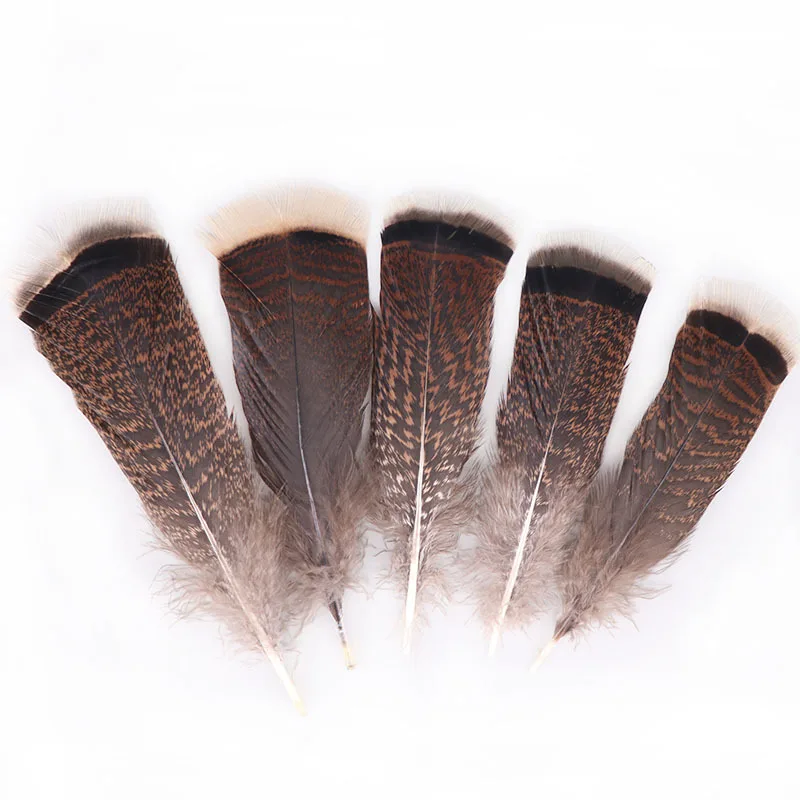 

100pcs/lot Natural Turkey Feathers 15-20cm/6-8inch Jewelry for Diy Carnival Wedding Plume