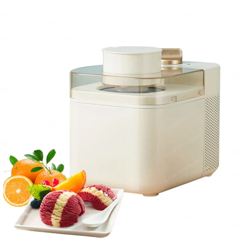 Original Bruno 500ML Home Soft Ice Cream Machine Mini Fully Automatic Sorbet Fruit Yogurt Self-cool DIY Ice Cream Make Machine