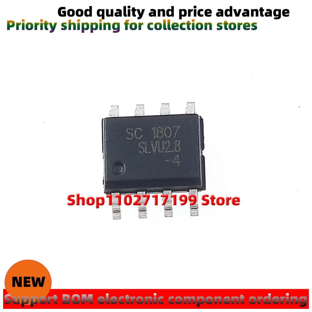 10PCS/LOT SLVU2.8-4.TBT New electrostatic protection diode chip SLVU2.8-4 SOP-8