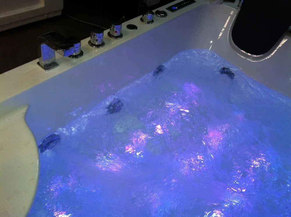 Venta de fábrica, bañera de hidromasaje independiente barata, remojo de burbujas, bañera de hidromasaje para 2 personas, bañera de masaje personalizada con spa, 1 pieza, 1,8 m