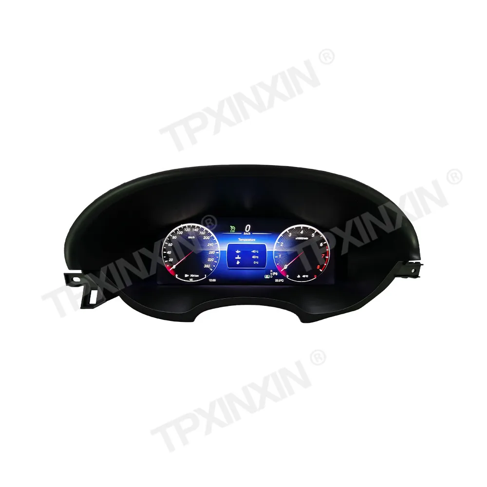 مجموعة رقمية للسيارة لسيارة Mercedes Benz GL X166 2012-2015 GLS 2016-2017 عداد السرعة التلقائي عداد المسافات LCD لوحة أدوات لوحة القيادة