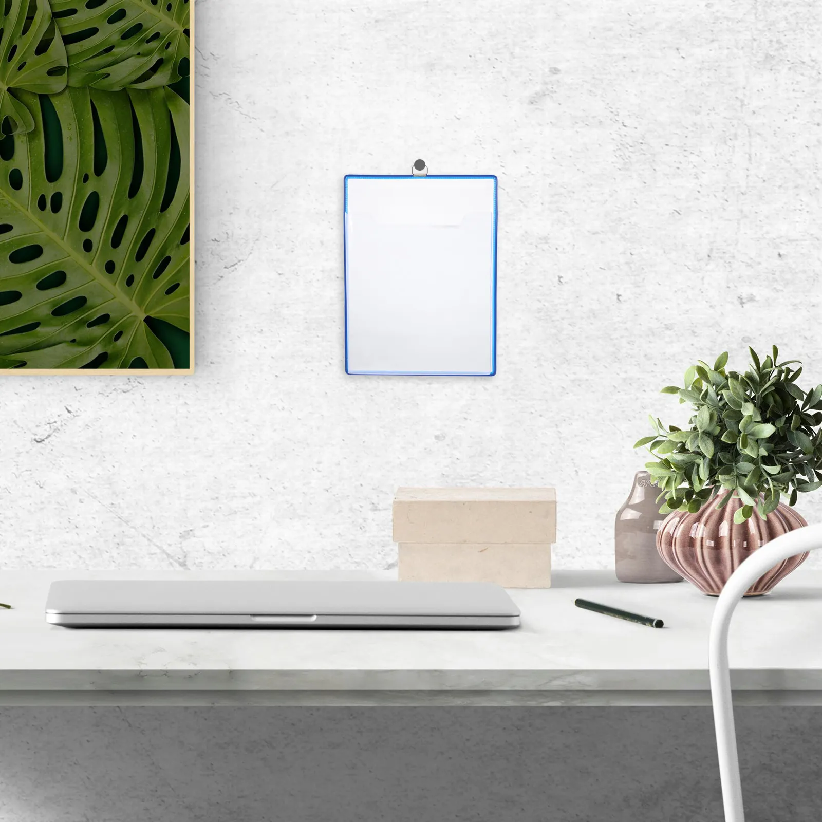 

A4 Hanging File Organizer Transparent Thickened Plastic File Container Wall Hangable Space Efficient for Office Home Dormitory