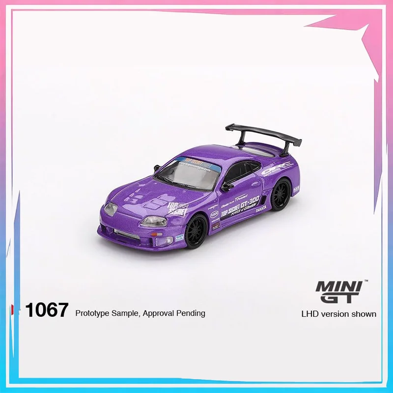 

MINIGT 1:64 Toyota Supra (A80) Top Secret GT-300 Alloy Die Cast Car Model Collection Ornament