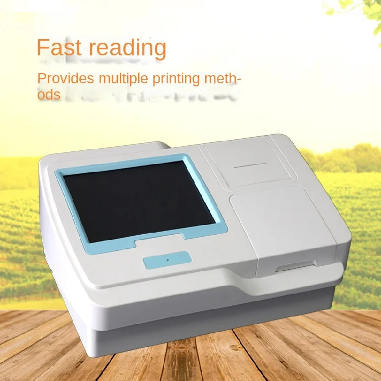 Automatic Microplate Reader Enzyme Labeling Detector Immune Pathology Microbial Antibody Detection Animal Disease Diagnosis