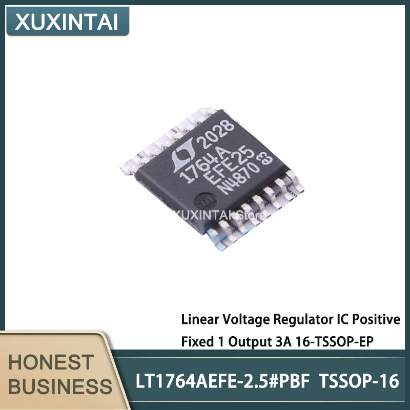 

5Pcs/Lot New Original LT1764AEFE-2.5#PBF LT1764AEFE-2.5 Linear Voltage Regulator IC Positive Fixed 1 Output 3A 16-TSSOP-EP