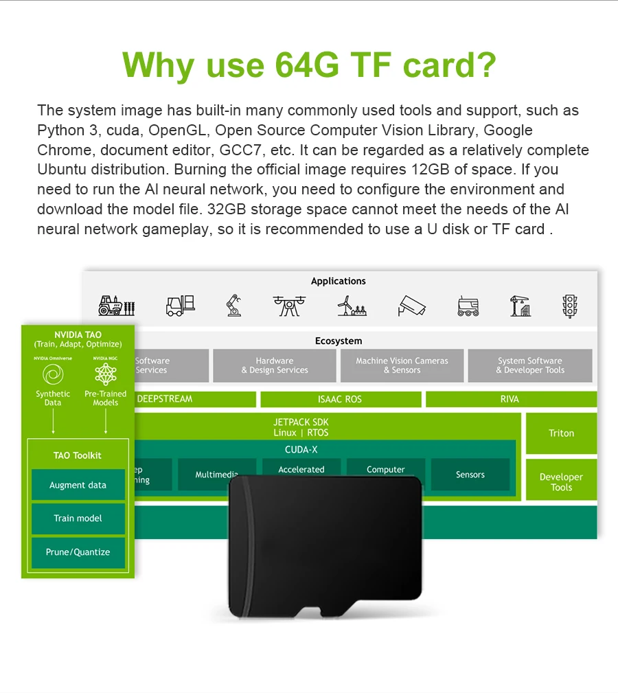 Jetson Nano 4GB KI-Entwickler-Kit für große Sprachmodelle zur Künstlichen Intelligenz-Programmierung, Deep Learning und ROS2 Robotik – Detail 30