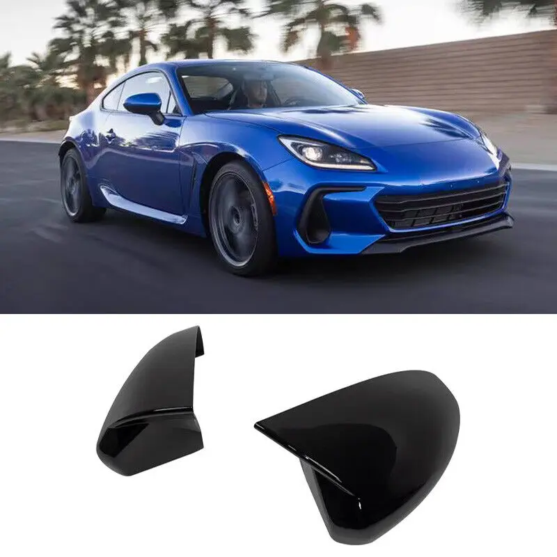 

Glossy black horn rearview mirror cover decoration 2 pieces for Subaru BRZ 2022 - 2025-