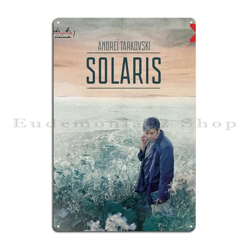 Music Vintage Retro Solaris Tarkovsky Gifts Movie Fan Metal Signs Retro Wall Decor Bar Wall Decor Print Tin Sign Poster