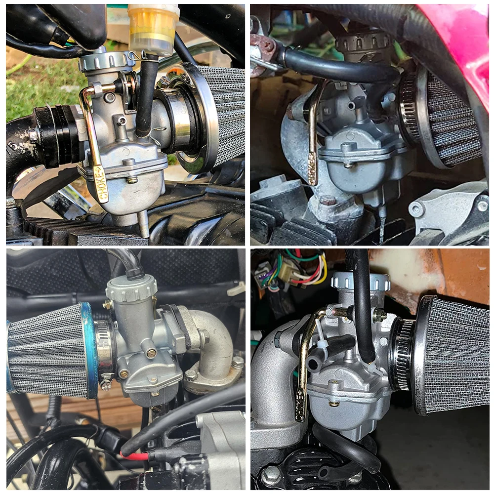 PZ20 Motocycle Carburetor for 50CC 70CC 90CC 110CC 125CC 4 Stroke Engine ATV UTVs Pit Dirt Bike with Air Fuel Filter view 6