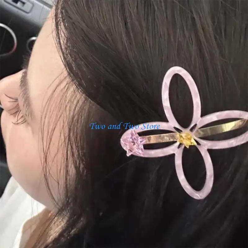 

HX6F Delicate Diamonds Pattern Hairpin Suitable for Teens Adults and Gifts Packaging