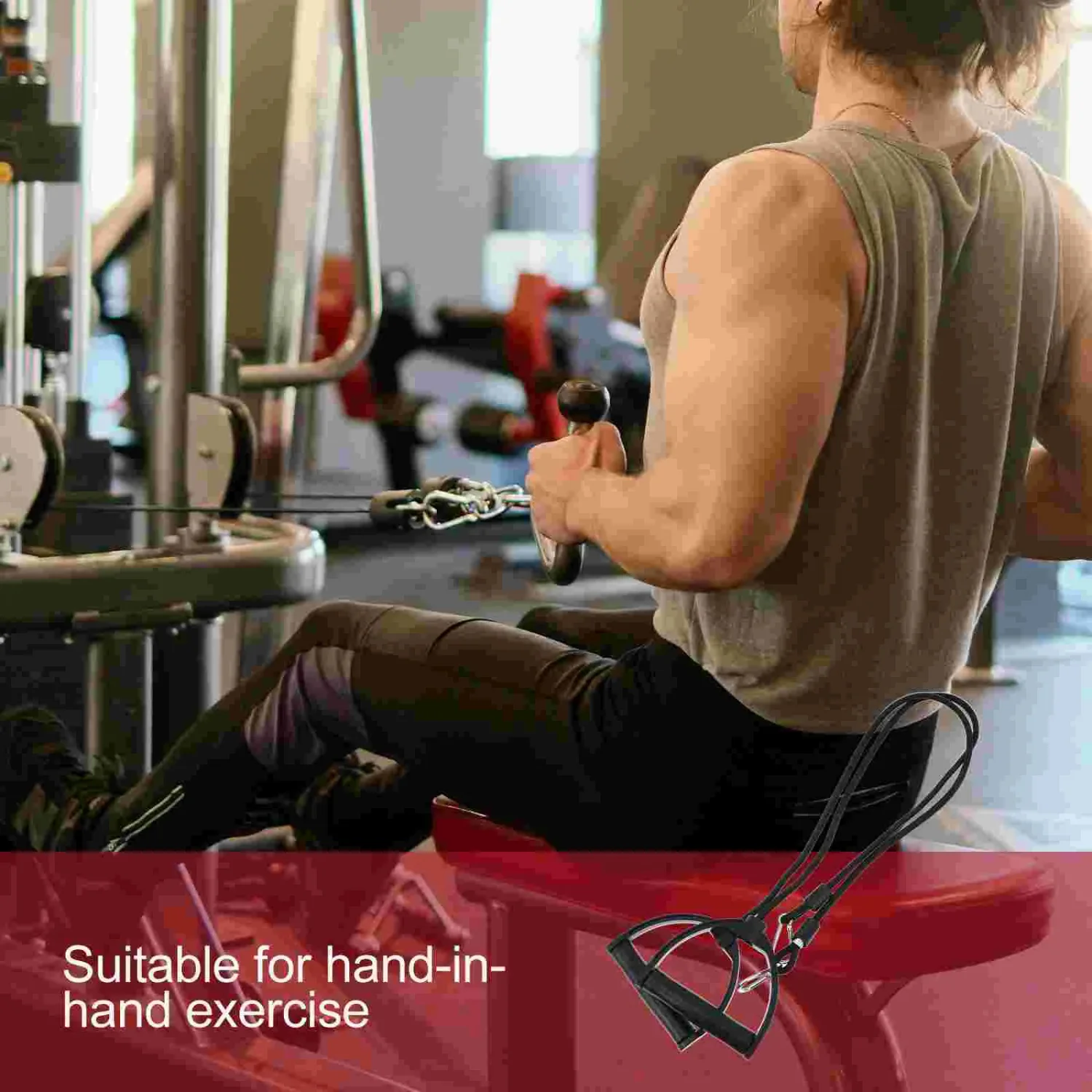 Faixas de resistência passo onda passo velocidade bola puxar corda equipamentos fitness acessórios exercício aperto mão corda expansor