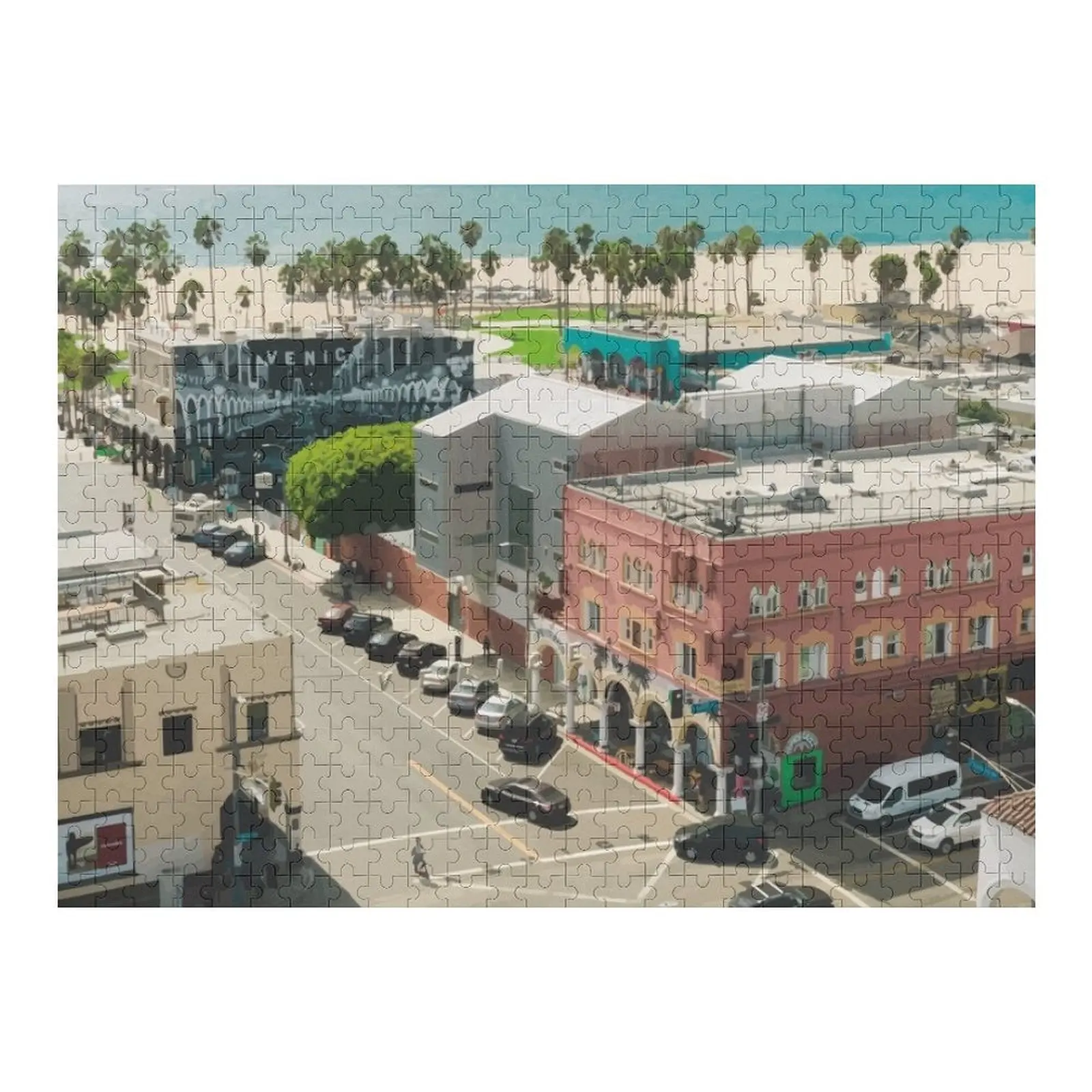 

Венецианский пляж Искусство Пазл Персонализированные идеи подарков Деревянная головоломка с индивидуальным именем