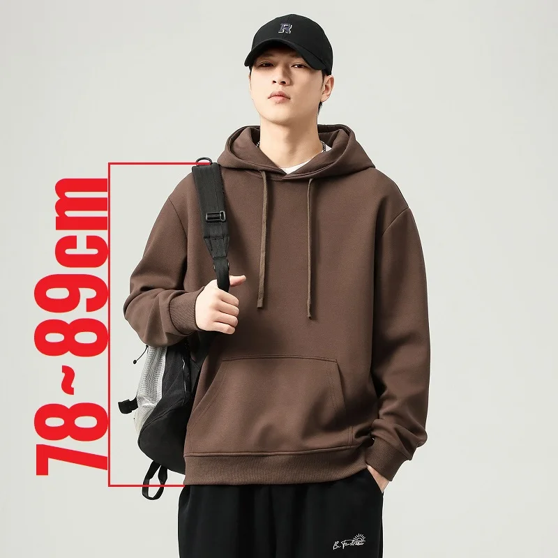 

200 190 см, большая высокая мужская толстовка с капюшоном, толстовки с капюшоном, мужская удлиненная удлиненная одежда, большие размеры 5XL, осенний топ Teeneeger