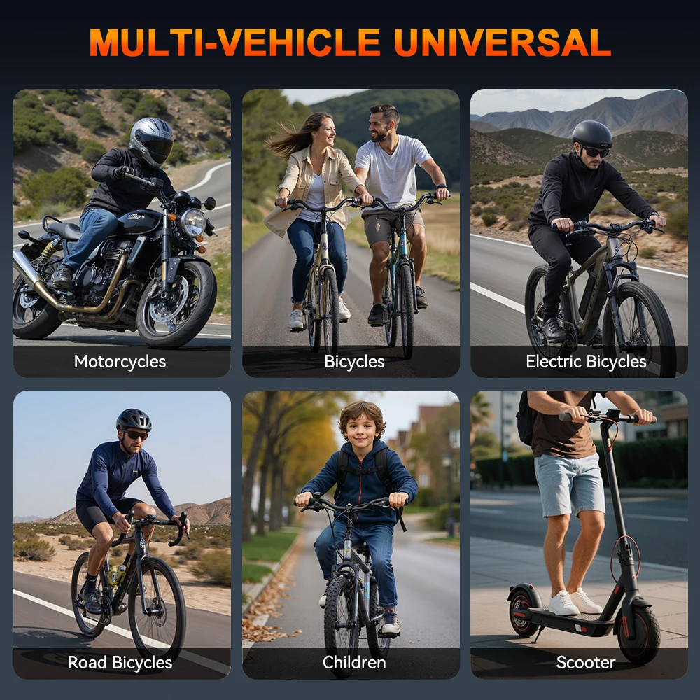 Rockbye دراجة نارية القرص قفل IP65 مقاوم للماء دراجة نارية دراجة سكوتر كلمة المرور مكافحة سرقة قفل دراجة نارية الأمن الملحقات