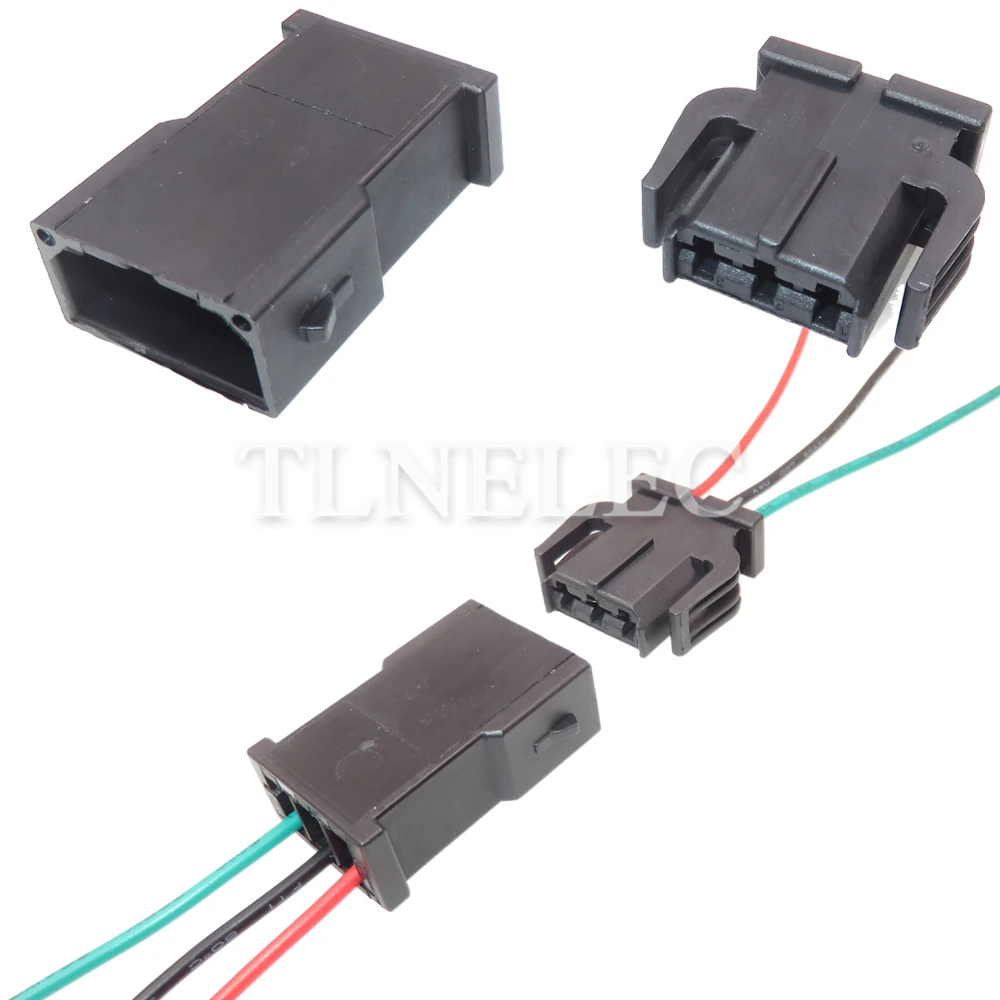 3 Pin Way Car Wire Cable Connector Automobile Reading Lamp Unsealed Sockets For VW 893971633 893971993