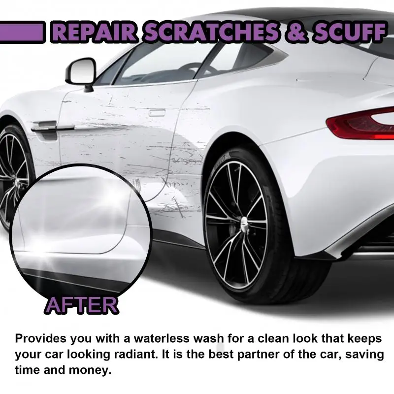 Car Headlight Restoration Spray Clear Vision Formula with UV Protection and Waterproof Sealant for Plastic Glass