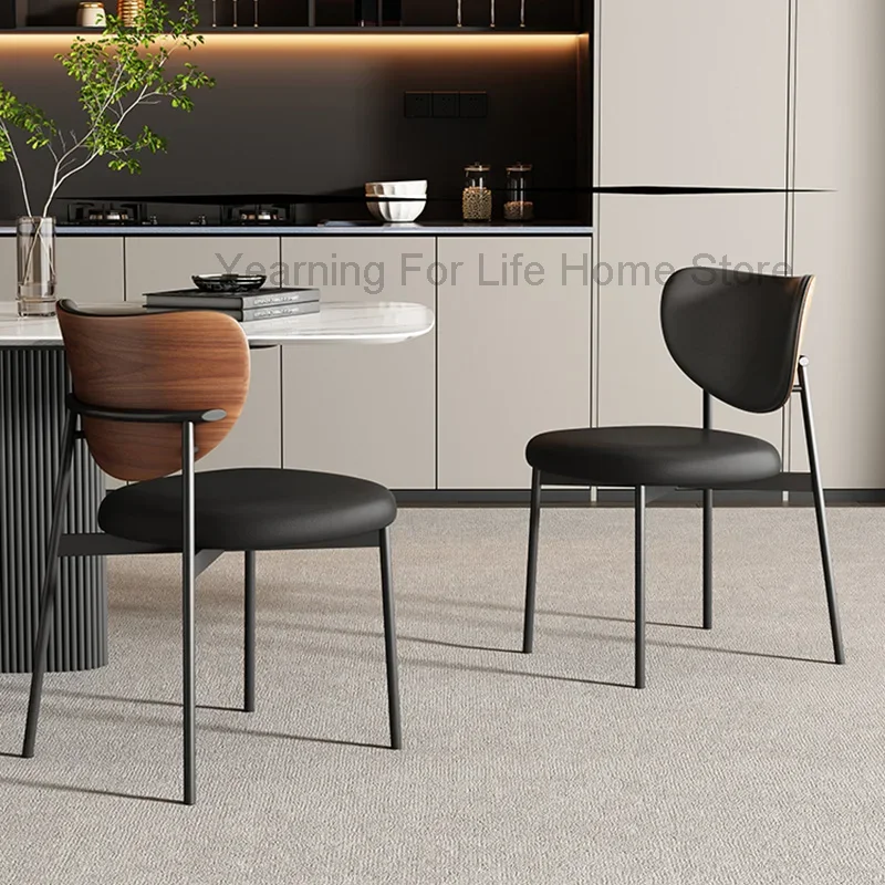 Beautiful Designer Dining Chairs Contemporary Waterproof Barstools Restaurant Dining Chairs Dinette Buffets Chaise Furnitures