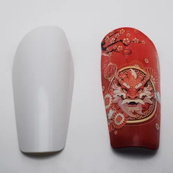 10 pairs Custom Blank White Sublimation Football Shinguards Guards Shinpads Soccer Pads Mini Shin Pad blanks