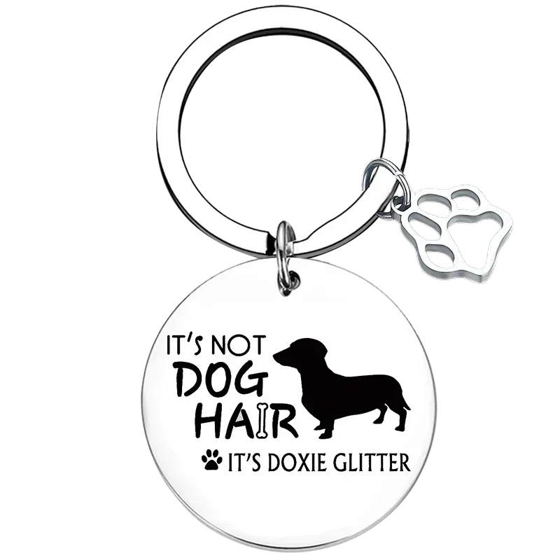 Dog Lover Gifts Keychain Sausage Dog Key Rings animal Dachshund Lover Gifts