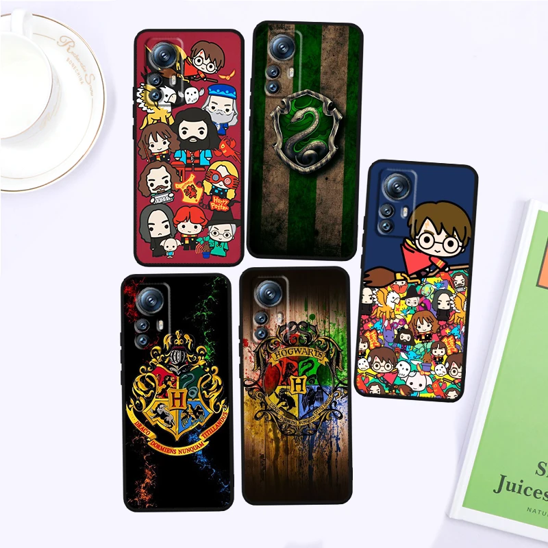 H-H-Harries Logo P-Potteres Art For Xiaomi Mi 14 13T 13 12T 12 11T 11i 11 10T 10 Pro Lite Ultra 5G Black Cover Phone Case