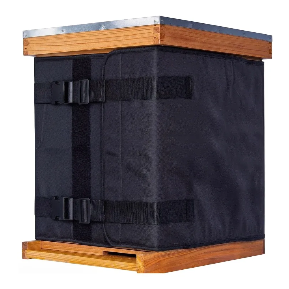 Insulated Winter Beehive Wrap 600D Oxford 4 Layer Thermal Cover Adjustable For 8 10 Frame Hives For Beekeeping Protection Gear