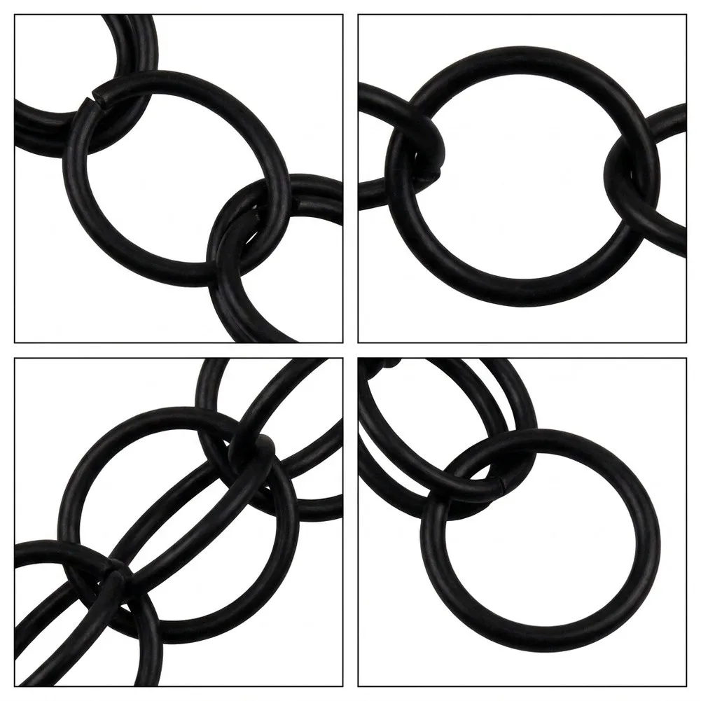 Functional Rainwater Chain for Outdoor Drainage Systems in For Gardens Porches and Courtyard Water Management Projects