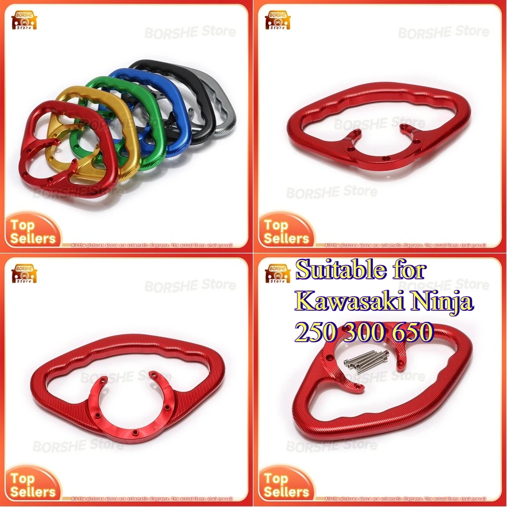 

2026 Motorcycle Tank Handlebar Suitable for Kawasaki Ninja 250 300 650 Rear Seat Grab Rail Front Passenger Hand Grip