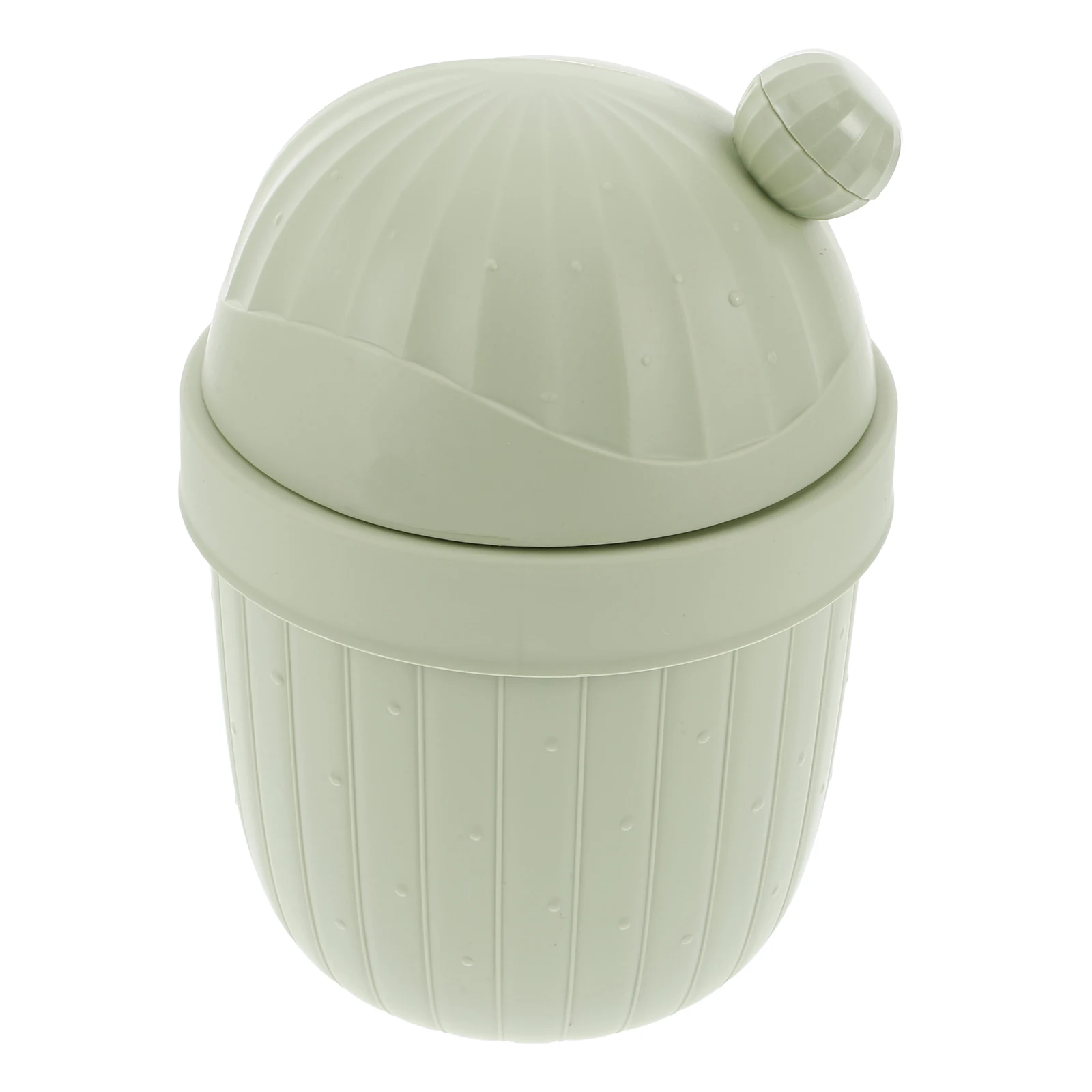 

Cute Mini Trash Can Plastic Desk Office Garbage Bin with Lid Large Capacity Bedroom Waste Container Reusable Home