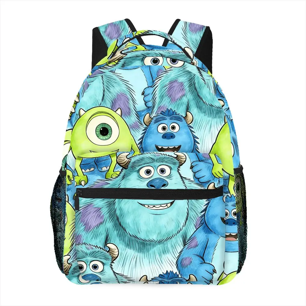 

1pc Disney Monsters, Inc. James P. Sullivan Backpack, Fashionable and Simple, Unisex, Large Capacity, High-Quality Gift