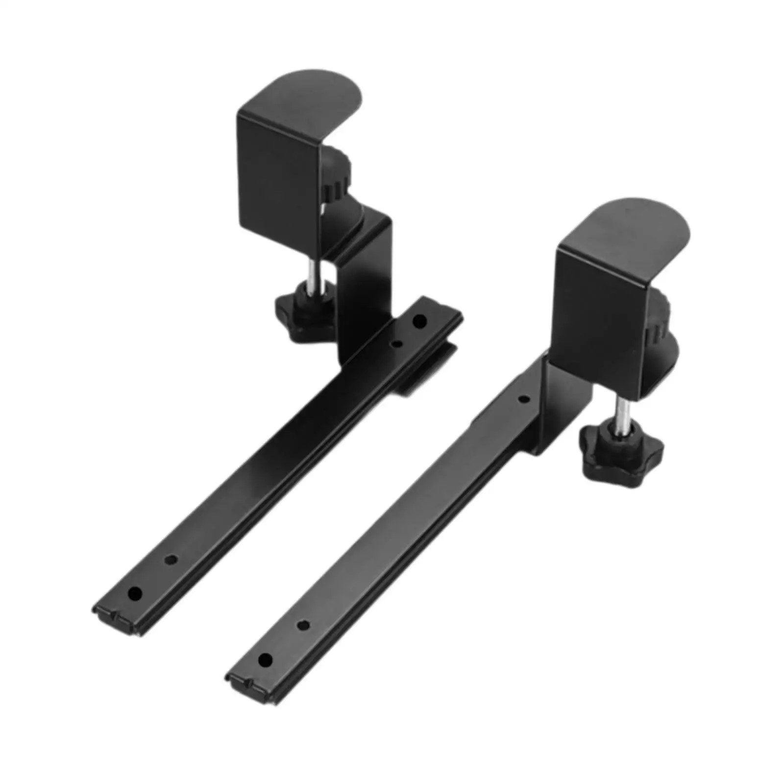 

2 Sliding Keyboard Trays under Desk, Side Mount for Study Table