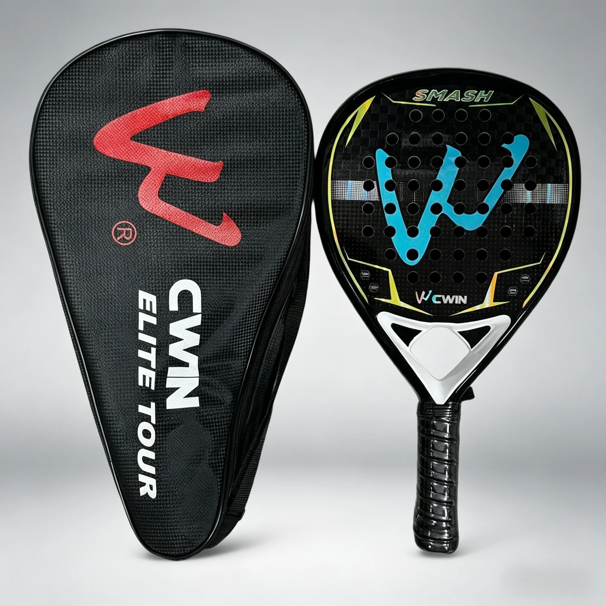 raqueta-de-padel-cwin-12k-de-fibra-de-carbono-360g-azul-marco-grueso-con-bolsa-protectora-para-entrenamiento-y-competicion