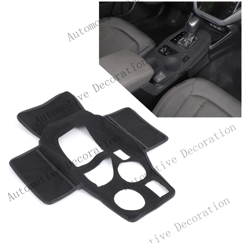 Z+ Suede Cloth Center Console Gear Shift Trim Cover For Subaru Crosstrek GU 2024+