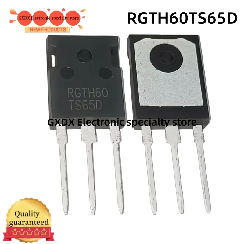 5 peças novo rgth60ts65d rgth60 ts65d 60a 650v to-247 transistor igbt de alta potência em estoque
