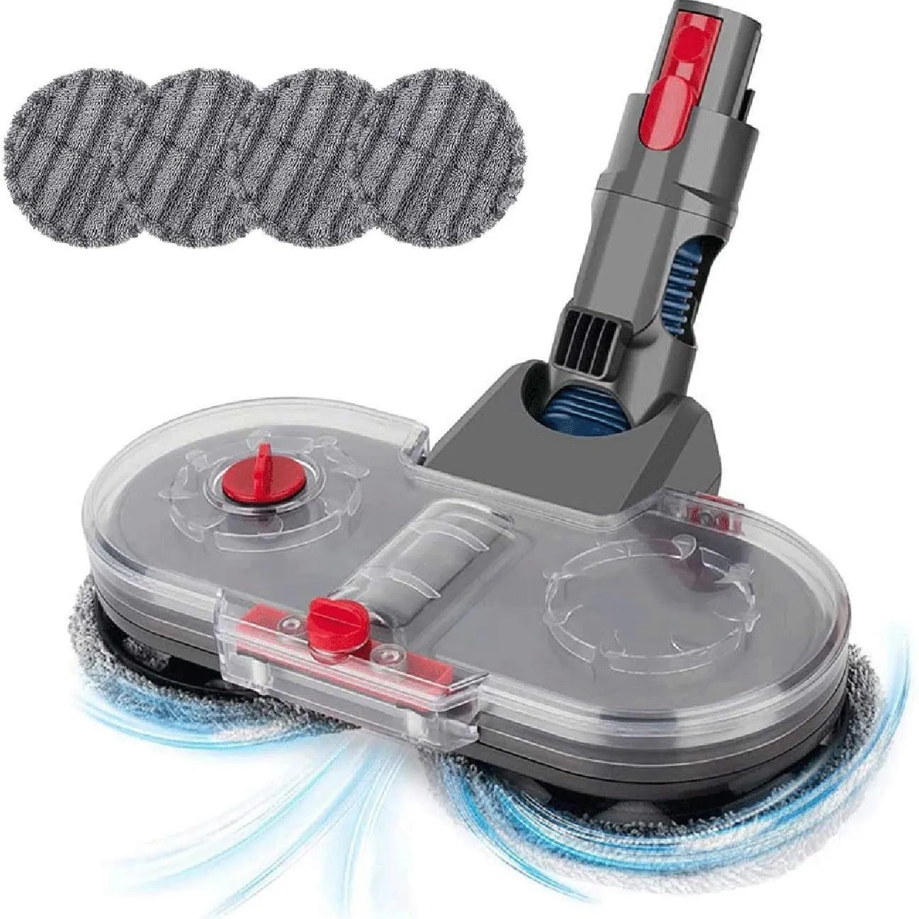 Juego de tanque de agua para Dyson V7, V8, V10, V11, piezas reemplazables, cepillo de aspiradora de fregado eléctrico, paño de limpieza