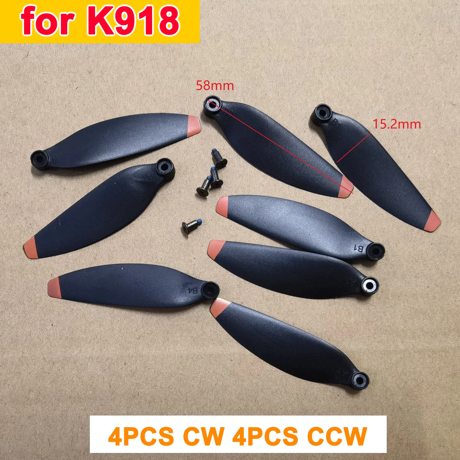 RC Drone Universal Propeller Props Spare Part for LSRC S1S / S2S / KF106 / K918 / K911 / L900 PRO SE MAX / SG108 Wing Blade Part