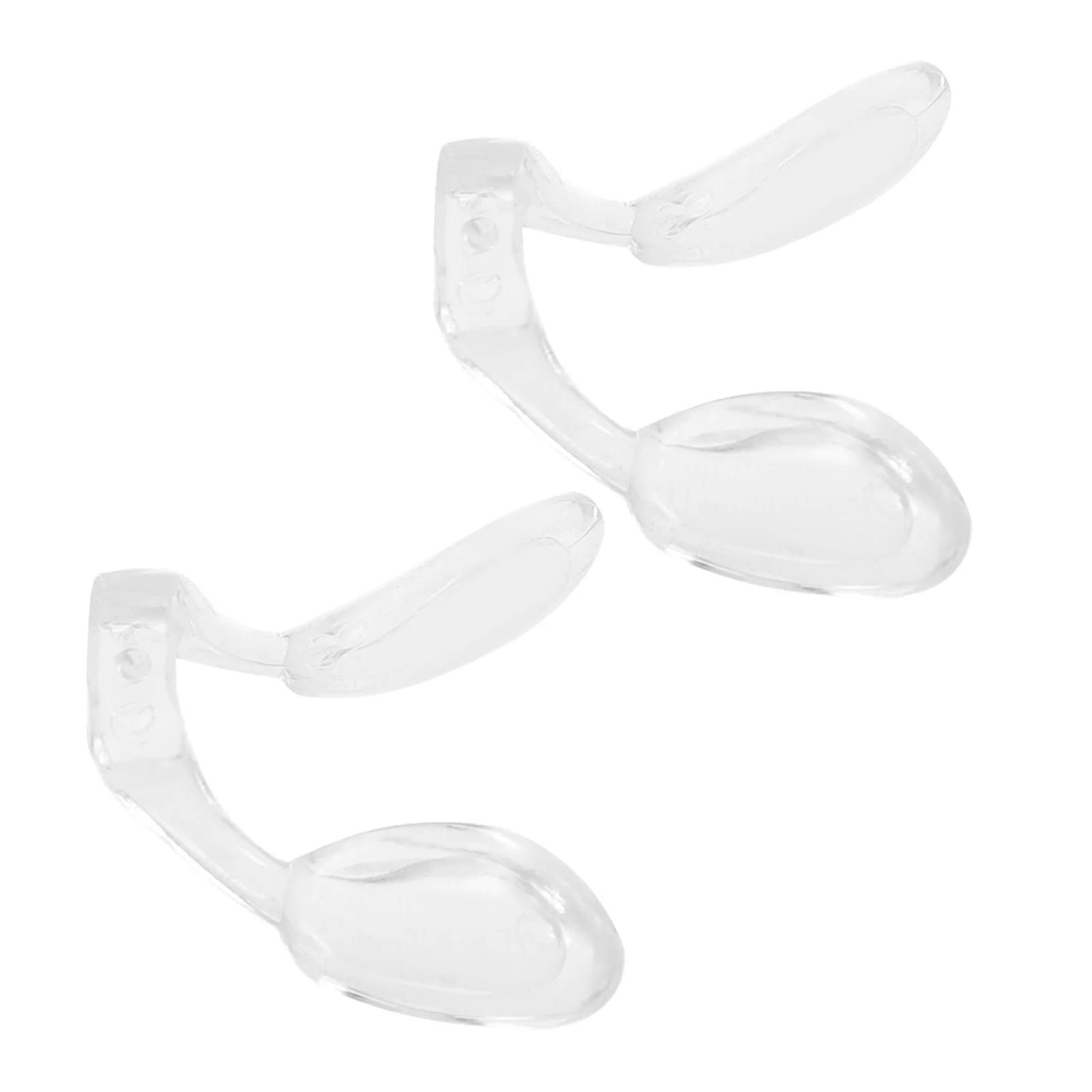 

2 Pcs Glasses Nose Pads Eyeglass Conjoined Frame Supplies for Silica Gel Replacement Flexible Child