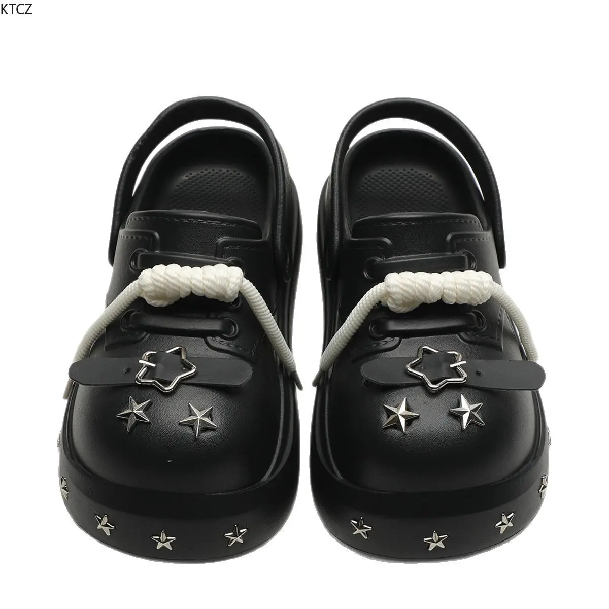 Couple Hole Women's Sandals 2026 New Summer Thick-soled Non-slip Outer Wear Stepping on Shit Trendy Brand Eva Bag Head Shoes - view 5