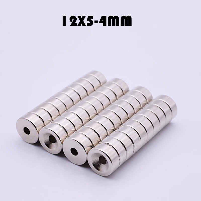 

10Pcs 12x5-4 mm Neodymium Magnets N35 NdFeB Round Super Powerful Strong Permanent Magnetic imanes Rare Earth Magnet Aimant 12x5