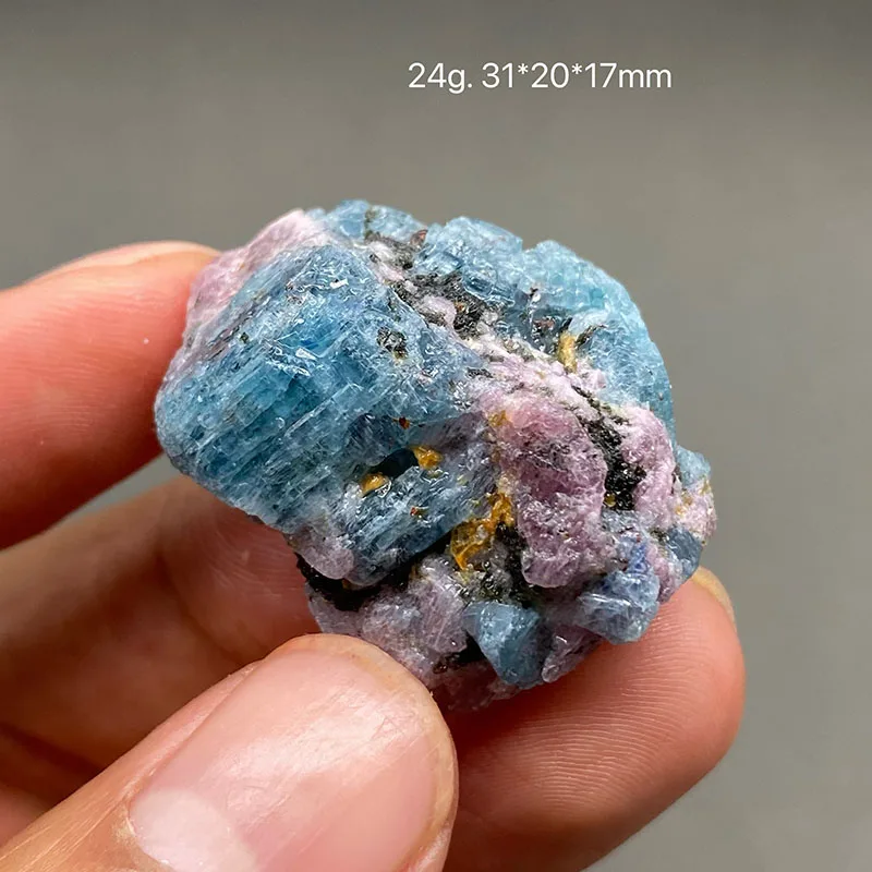 

100% натуральный кулон, ожерелье, красный корунд, аквамарин, кулон, украшения, минеральный образец, целебный кристалл, популярные ювелирные изделия