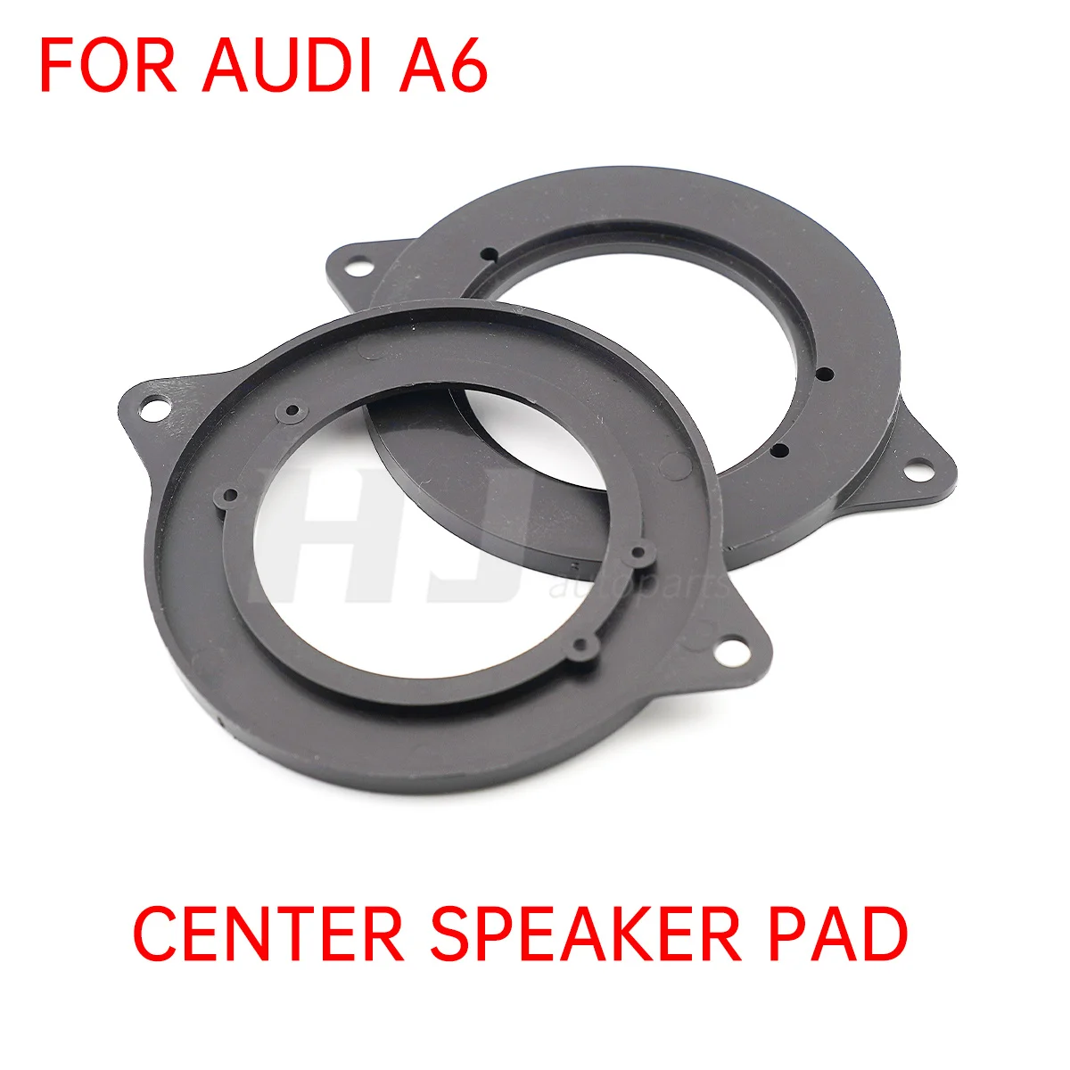 2pcs Car Tweeter Midrange Center Speaker Pad Ring Mount Spacer Bracket Holder Dashboard Mid Treble Speaker Adapter for Audi A6