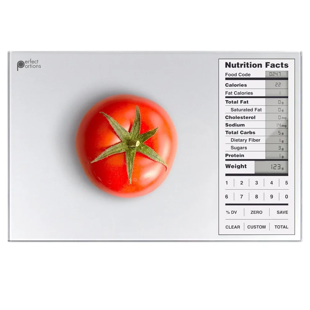 

Goods Perfect Portions Nutrition Scale for Meal Planning, Tracking Nutrition Value, and Macro Counting (Non-Backlit Model)