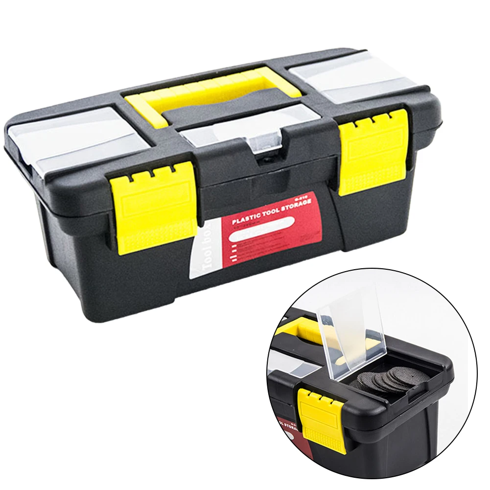 10-Inch Two-Layer Combination Parts Box Classification Shelf Plastic Toolbox Mini Multi-Functional Accessories Box